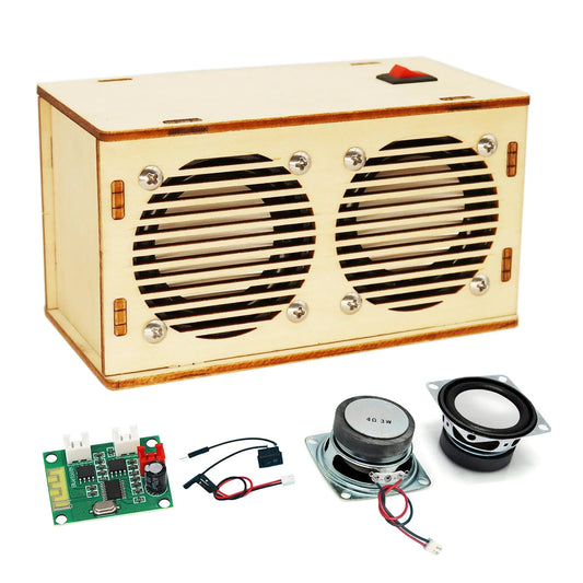 DIY Bluetooth Speaker Kit Stem Projects for Kids Ages 8-12 Science Kits for Kids Age 12-14 STEM Kits for Kids Ages 10-12-14-16 Gifts for 9 10 11 12 13 14 15 16 Year Old Boys Teens (Wood)