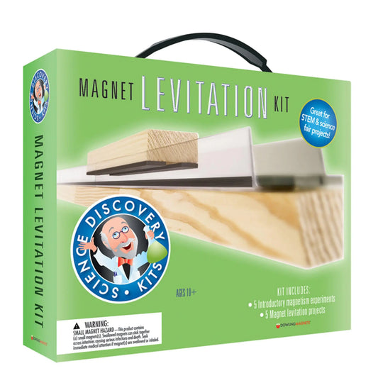 Dowling Magnets Science Discovery Kit: Magnet Levitation. Science Experiments (Magnetic Levitation Train Kit)/Science Lab/Engineering Kit/STEM Kit/Physics for Kids and Teens/Magnet Set. Item 731100.