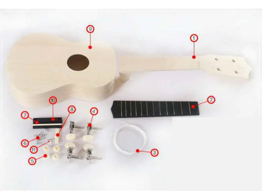 21-Inch DIY Ukulele for Kids - Educational Craft Kit
