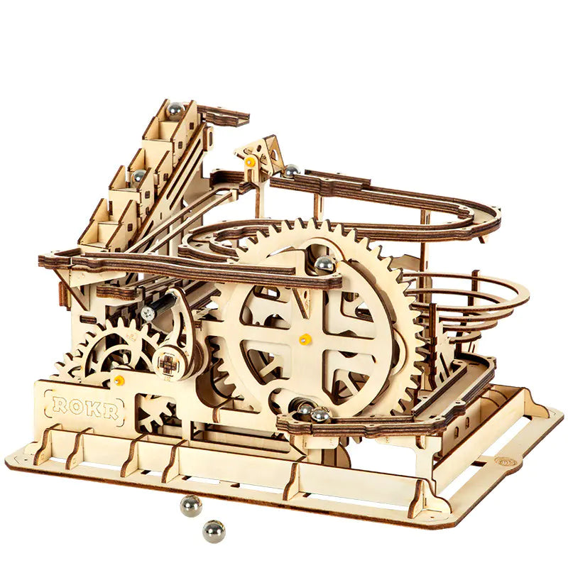 Tower coaster marbel run! 3D Wooden Puzzle Toy - Educational Mechanical Model