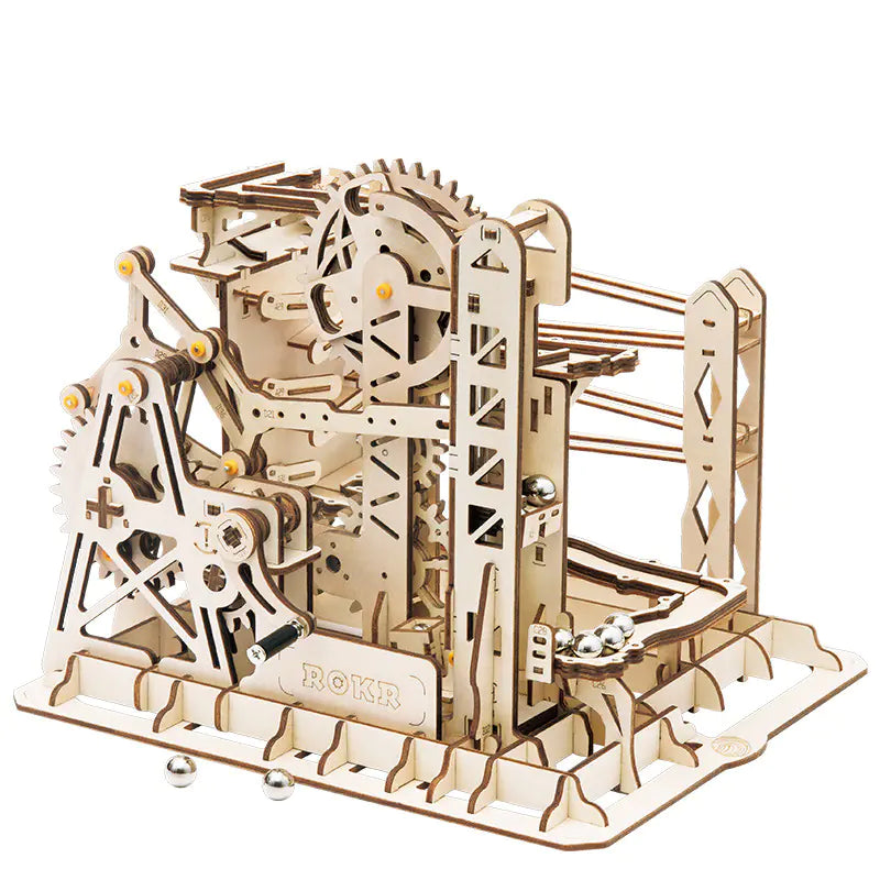 Tower coaster marbel run! 3D Wooden Puzzle Toy - Educational Mechanical Model