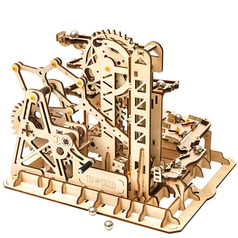 Tower coaster marbel run! 3D Wooden Puzzle Toy - Educational Mechanical Model