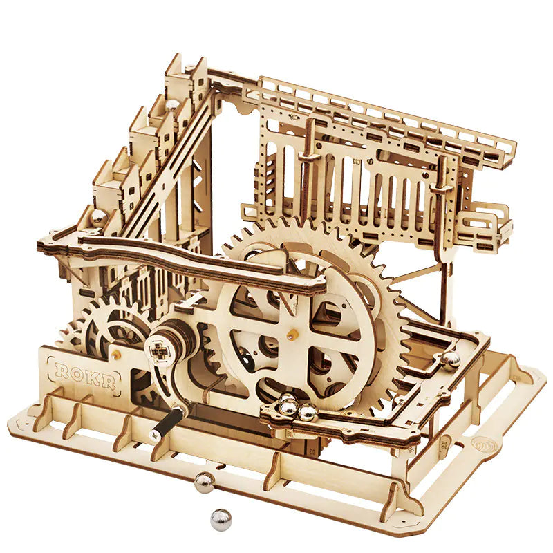 Tower coaster marbel run! 3D Wooden Puzzle Toy - Educational Mechanical Model