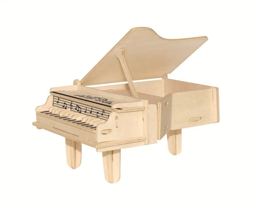 3D Wooden Puzzle Piano Model - Piano Educational Toy