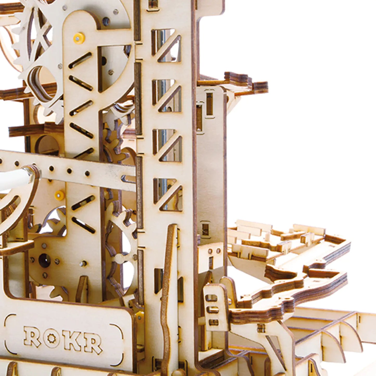 Tower coaster marbel run! 3D Wooden Puzzle Toy - Educational Mechanical Model