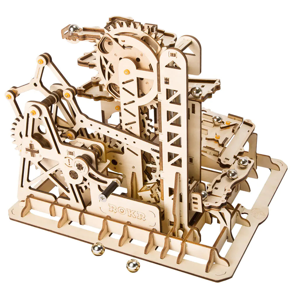 Tower coaster marbel run! 3D Wooden Puzzle Toy - Educational Mechanical Model